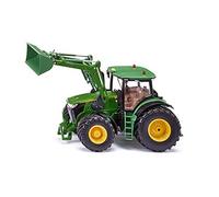 siku 6792, Tractor John Deere 7310R con cargador frontal, Verde, Metal/Plástico, 1:32, Teledirigido con app móvil y bluetooth, No incluye mando