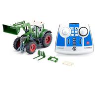 siku 6796, Tractor Fendt 933 Vario con cargador frontal, Verde, Metal/Plástico, 1:32, Teledirigido, Incl. mando a distancia bluetooth y accesorios, Control posible mediante app móvil