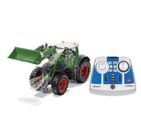 siku 6796, Tractor Fendt 933 Vario con cargador frontal, Verde, Metal/Plástico, 1:32, Teledirigido, Incl. mando a distancia bluetooth y accesorios, Control posible mediante app móvil