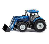 siku 6797, New Holland T7.315 Tractor con cargador frontal, Azul, Metal/plástico, 1:32, Con mando a distancia, Sin módulo de control remoto, Posibilidad de control vía app