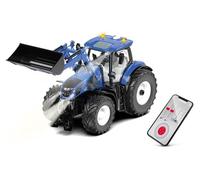 siku 6797, New Holland T7.315 Tractor con cargador frontal, Azul, Metal/plástico, 1:32, Con mando a distancia, Sin módulo de control remoto, Posibilidad de control vía app