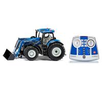 siku 6798, New Holland T7.315 Tractor con cargador frontal, Azul, Metal/plástico, 1:32, Con mando a distancia, Incluye mando a distancia Bluetooth, Posibilidad de control vía app