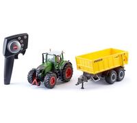Siku 6860, Set Fendt 939 Teledirigido con Remolque Joskin y Accesorios, 1:32, Incl. módulo de Control Remoto, Regalo Ideal para Niños y Niñas a Partir de 5 Años, Metal/Plástico, Verde/Gris/Amarillo