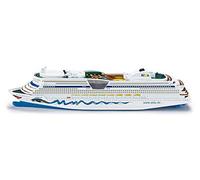 SIKU Cruiseliner Aida 1:1400 Barco de pasajeros Previamente montado Cruiseliner Aida, 1:1400, Barco de pasajeros, Previamente montado, Metal, De plástico, Azul, Blanco, 226 mm