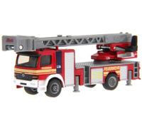 siku 1841 Camión de bomberos con escalera giratoria, Escalera móvil, 1:87, Metal/Plástico, Rojo