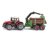 Siku Massey Ferguson con Remolque Forestal