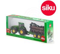 Siku No 1954 1:50 John Deere 8430 Tractor & Silvicultura Remolque C/W Logs Grúa