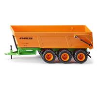 siku 2892, Remolque basculante Joskin de tres ejes, 1:32, Metal/Plástico, Naranja, Caja basculante, Compatible con juguetes siku a escala 1:32 con enganche para remolque