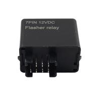 SIKUAI 1 Pc Car Flash Relay Metal Black For DR-Z 400S / SM (2000-2010), For SV 650, 1000 (ALL YEAR) 7 Pins 12 V