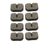 SIKUAI Pastillas de freno traseras de 8 pares de discos para minimotos PIT Quad Dirt Pocket Bike ATV Buggy Scooter de 47 cc y 49 cc, color negro