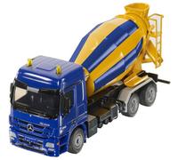 Siku Camión hormigonera 3539 - Tambor giratorio, 1:50, Metal/Plástico, Amarillo/Azul