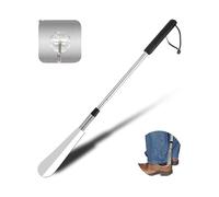 Sikweny Calzador de Zapatos Largo Diseño de Resorte Shoe Horn Mango Ajustable Rango de extensión 41-78cm Calzador de Calcetines Diseño en Forma Pala para Saca Cosas Lugares Altos Organiza Armarios