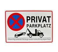 Sikweny Cartel Prohibido el Paso Antioxidante Cartel Prohibido Aparcar Preperforado Privado Seguridad Vial Señal de Stop Protección Solar y Resistencia a La Corrosión para Muros Vallas Columnas