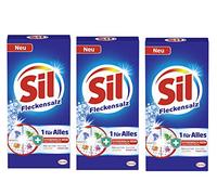 Sil 1 para todo tipo de sal, quitamanchas, higiénicamente limpio incluso en agua fría, 3 unidades (3 x 500 g).