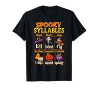 Sílabas espeluznantes Profesor de Halloween - Fonética educativa Camiseta