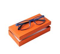 SILAC - Gafas de Lectura para Hombre y Mujer - Blue Metal 7306 - Montura Rectangular Azul Mate Ligera sin Níquel - Gafas Presbicia Dioptrías +1.00 a +3.50