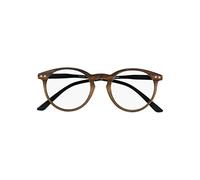 Silac - Wood & Black 7602 - Gafas de Lectura Unisex - Redondas- Para Hombres y Mujeres - Gafas de Cerca - para Presbicia - Ligeras y Resistentes - Dioptrías +3.00 - Color Madera