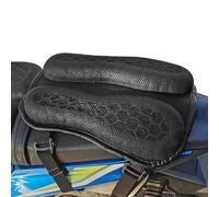 Silaire de moto con almohadillas de gel de pasajero - Cojín trasero no resbaladizo de larga distancia | Soporte de capa de gel ergonómico transpirable, consolador de comodidad para jinetes de gira