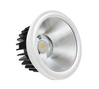 Silamp Downlight - Foco empotrable LED (20 W, COB, redondo, luz blanca cálida, 2300 K, 3500 K)