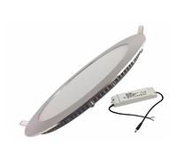 Silamp - Downlight LED Extra Plano Redondo de Aluminio 18 W - Color de la luz: Blanco cálido 2300 K - 3500 K