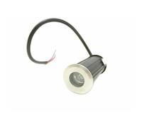 Silamp Foco LED exterior empotrable suelo 12 V 1 W IP68 45 ° - Blanco frío 6000 K - 8000 K