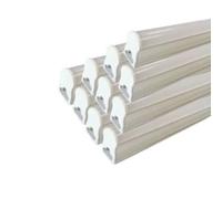 Silamp - Tubo de neón LED, 120 cm, T5, 18 W, 10 unidades, color blanco frío, 6000 K, 8000 K