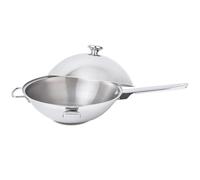 Silampos Wok Cataplana de acero inoxidable multifuncional 3 en 1, acero inoxidable 18/10, fabricado en Portugal