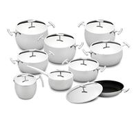 Silampos Yumi - Juego de utensilios de cocina de acero inoxidable de 9 piezas, fabricado en Portugal