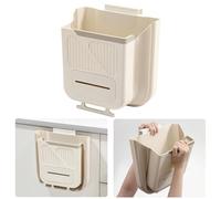 Silars Cubo Basura Plegable Camping, Papelera Cocina Cubo Basura Extraible Bote de Basura Colgante para Cocina, Baño, Dormitorio, Asiento de Automóvil - Calibre Grande, Plegable, Diseño Colgante (6L)