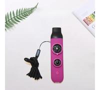 Silbato 7 en 1 con precisión para brújula, LED de bajo consumo, lupa transparente, reflectante, termómetro digital y compartimento seguro (azul)