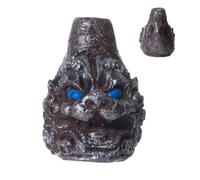 Silbato aterrador - Silbato de arcilla azteca de 1.5 pulgadas, mini silbato de muerte - Cuerno de supervivencia fuerte de terror antiguo broma de fiesta favor aterrador diseño hecho a mano | Para