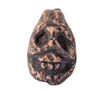 Silbato Azteca Cerámica Hecha A Mano Sonido Aterrador Grito Alto Portátil