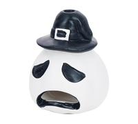 Silbato azteca de calavera gritando aterrador, gritos escalofriantes, pequeño silbato de muerte fuerte para Halloween, cosplay, fiestas, decoraciones