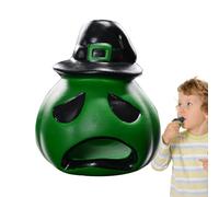 Silbato azteca de calavera gritando de fantasma aterrador, pequeño silbato fuerte de la muerte, accesorios de Halloween aterradores para decoraciones de fiestas de cosplay de Halloween