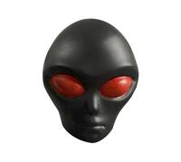 Silbato azteca de la muerte, fabricante de sonido de extraterrestre de terror, potenciador de atmósfera espeluznante, diseño de construcción de metal, función de claro fuerte, accesorio de