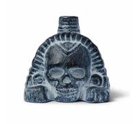 Silbato Azteca de la Muerte, Hecho a Mano, Aztec Death Whistle con Diseño de Calavera para Halloween, Decoración, Colección (Estilo 1)