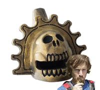 Silbato azteca de la muerte, silbato azteca de muerte real, silbato azteca fuerte, silbato azteca auténtico, silbato azteca con sonido humano, silbato azteca con gritos, silbato de muerte realista