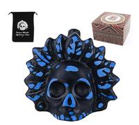 Silbato Azteca de la Muerte Silbato de la Muerte con forma de calavera Azteca Death Whistle, silbato fantasma azteca, silbato de guerra azteca gritando para Halloween