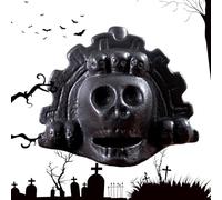 Silbato azteca de la muerte | Silbato fuerte de calavera | Silbato azteca