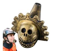 Silbato azteca fantasma, silbato azteca con sonido de scray | Silbato azteca de muerte gritando, auténtico silbato de guerra con sonido humano