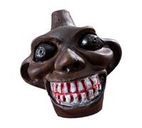 Silbato azteca: la muerte auténtica en forma de demonio silbó para coleccionistas y entusiastas, un fuerte silbato mexicano con diseño ceremonial, instrumento de sonido aztecas para uso moderno 3.07x2