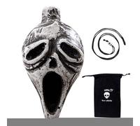 Silbato Calavera Azteca - Instrumento Sonido Terror, Decoración Retro Halloween | Silbato de Grito con Sonido Humano | para Fiestta, Colección, Decoración, Regalo, Evento
