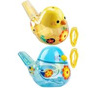 Silbato de Agua para pájaros,con Cordón Y Juguete Musical Aprendizaje Temprano | Juguete Silbato para Llamar Pájaros - para Actividades acuáticas, de cumpleaños