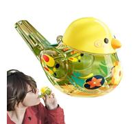 Silbato de agua para pájaros, diseño creativo de dibujos animados portátil