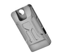 Silbato de aleación de titanio, silbato para exteriores, silbato de metal de doble tubo para salvavidas, supervivencia, autodefensa para niños