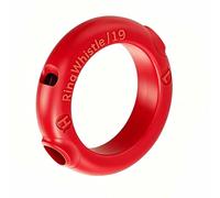 Silbato de anillo único con doble tono de alta y baja frecuencia, dos tamaños y diseño ultraligero de 2 g, adecuado para exteriores, senderismo, camping, juego de pelota, entrenamiento de perros y