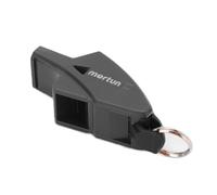 Silbato de árbitro Silbato Deportivo Práctico y Portátil con 2 Clips para los Dedos, Material Plástico para Actividades Al Aire (Black)