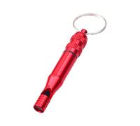 Silbato de Camping, Silbato para Adultos - Silbato de defensa de aleación de aluminio, Silbato de rescate ligero y potente, silbato de seguridad para acampar, senderismo, barco y