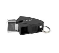 Silbato de Competición, Silbato de Baloncesto, Silbato Deportivo con Cordón y Caja de Almacenamiento, Silbato de Competición E para Entrenadores, árbitros y Niños (F negro)