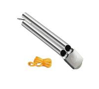 Silbato de doble tubo ruidoso, silbato de doble tubo - FIGULO DE DECIBEL SLIP HIGH,Suministros de seguridad compactos, herramienta exterior para instructores de entrenadores de árbitros profesores